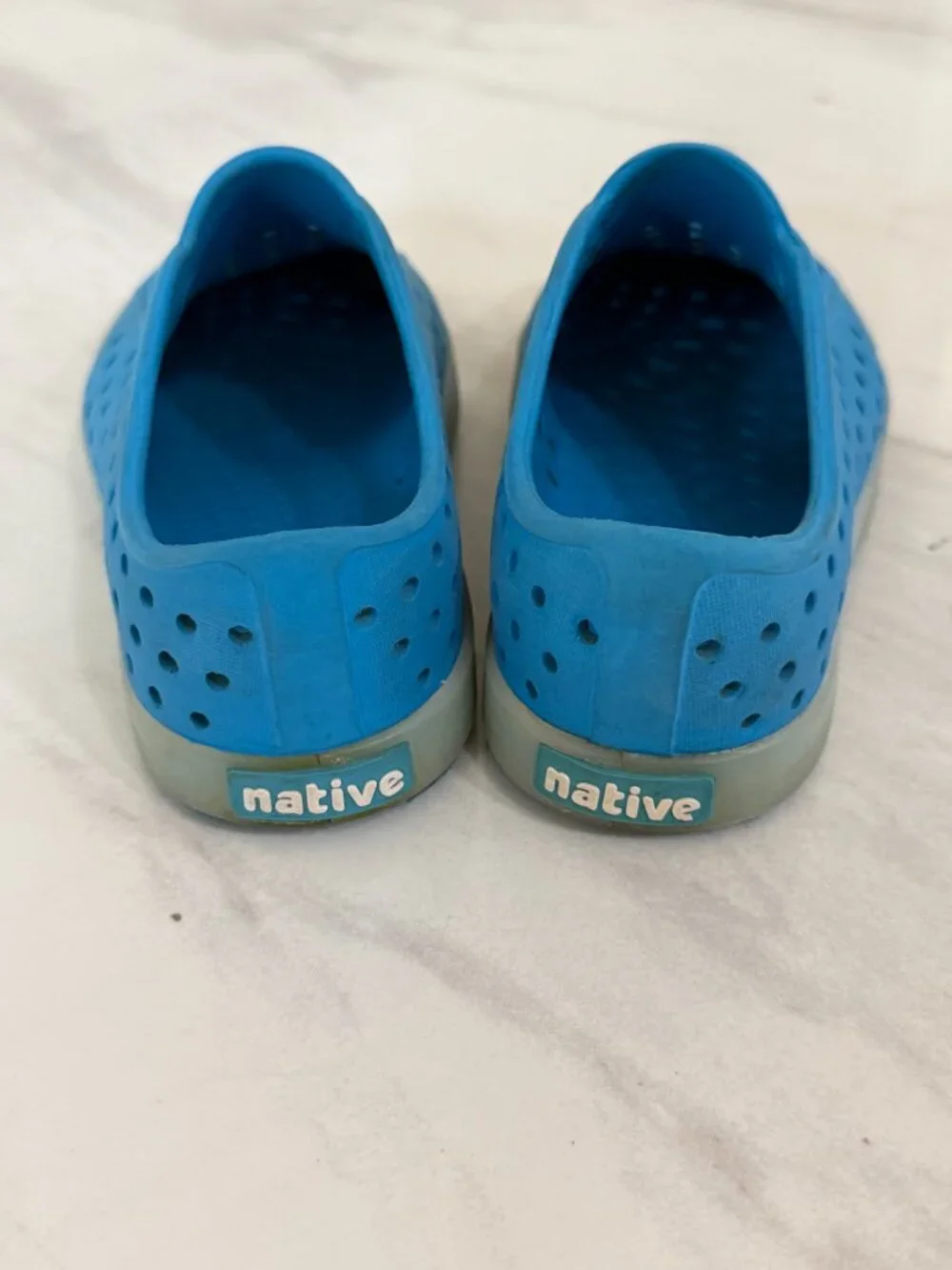 Native Shoes Jefferson Blue Slip-On Water Shoes Kids C9 Toddler 9